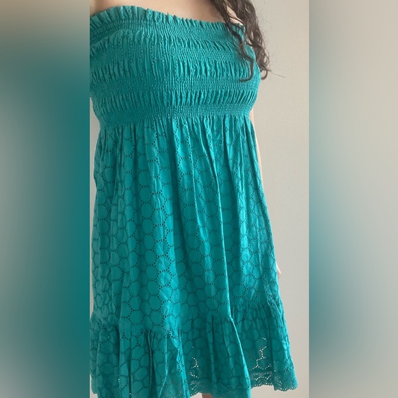Moda International Dresses & Skirts - Moda International Teal Strapless Sundress